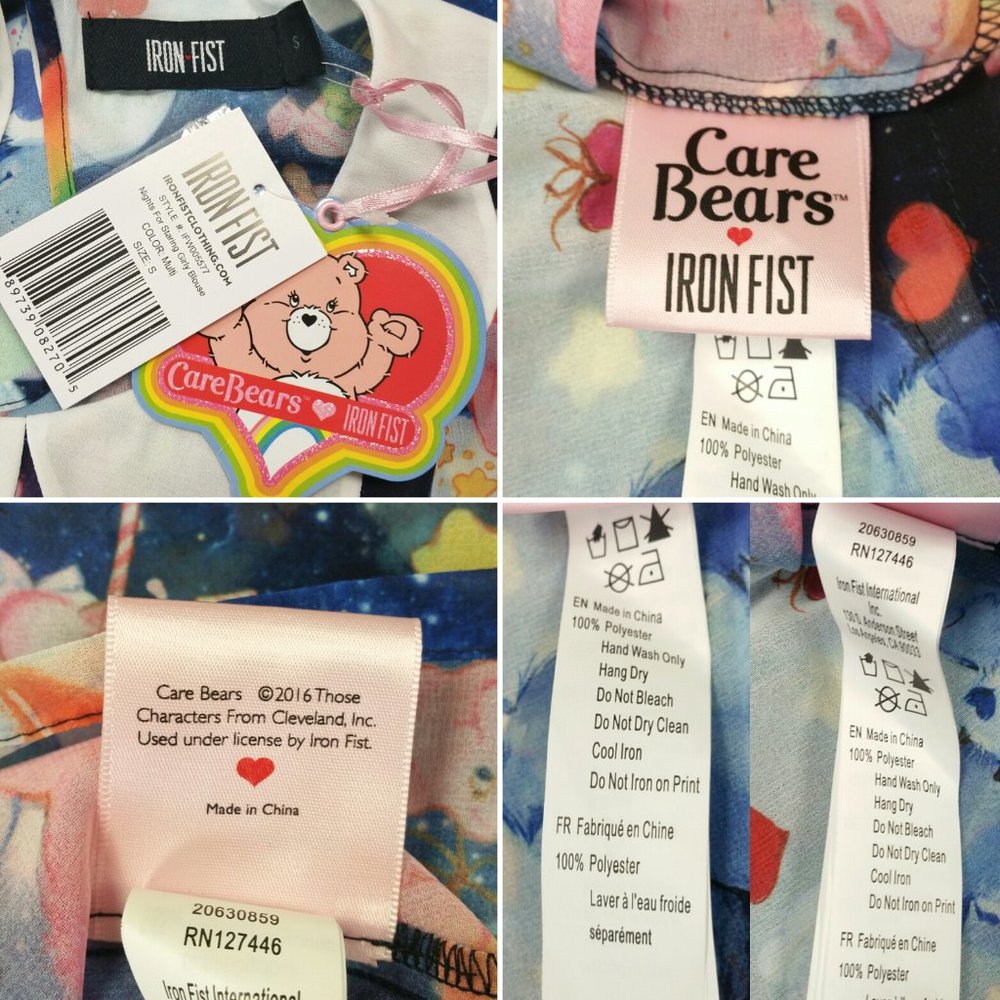 🚨SOLD🚨 Modcloth Care Bear Shirt by Iron Fist S - Picture 8 of 8